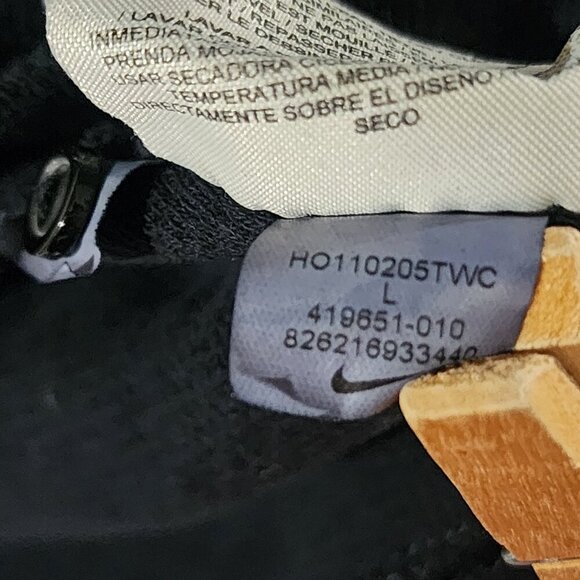 NIKE 5 Button Long Sleeve Fitted Waffle Thermal Henley Shirt SZ Large Cotton - Picture 7 of 8